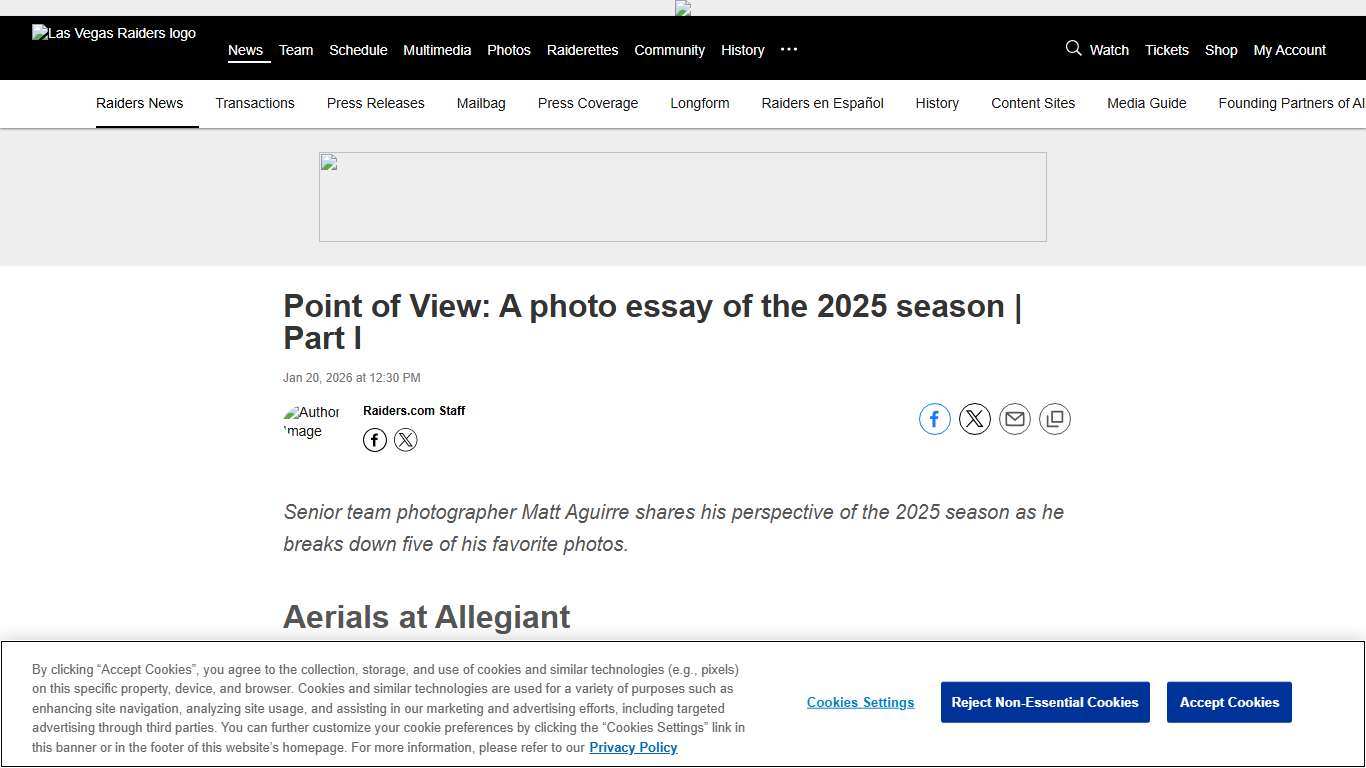 Point of View: A photo essay of the 2025 season Part I