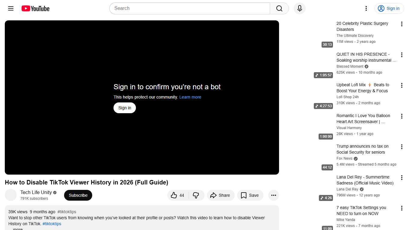 How to Disable TikTok Viewer History in 2026 (Full Guide) - YouTube
